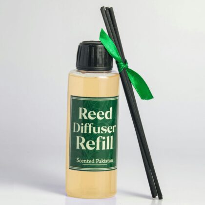 Jasmine Reed Diffuser Refill Bottle with Sticks by Scented Pakistan