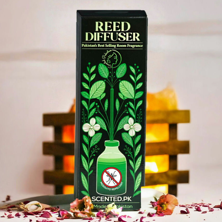 Rose Scent🌷 Mosquito Repellent [Fragrance Diffuser] - Scented.pk