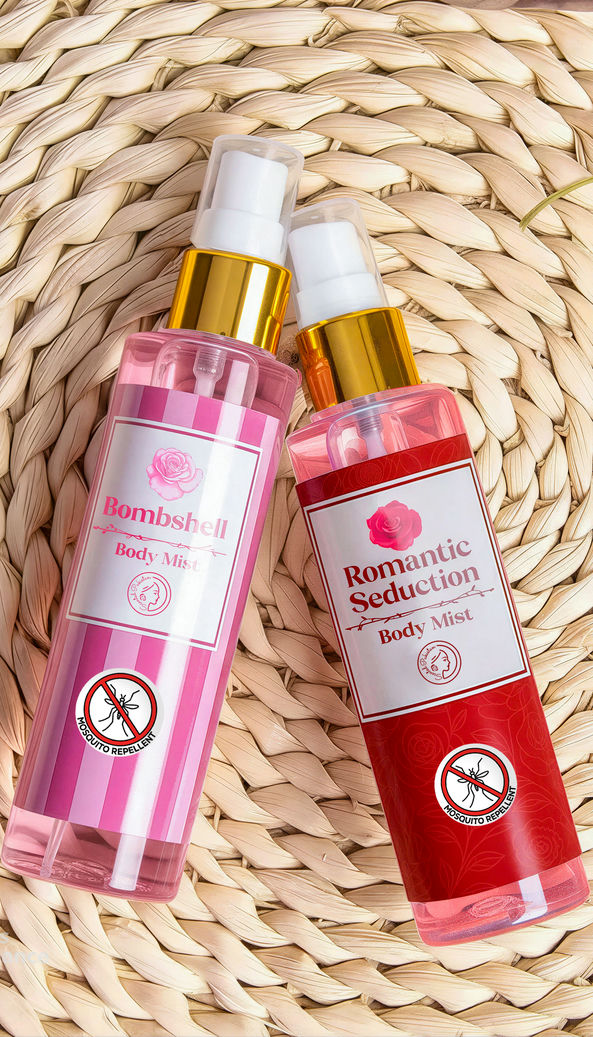 2 mosquito repellent body mists by scented pakistan