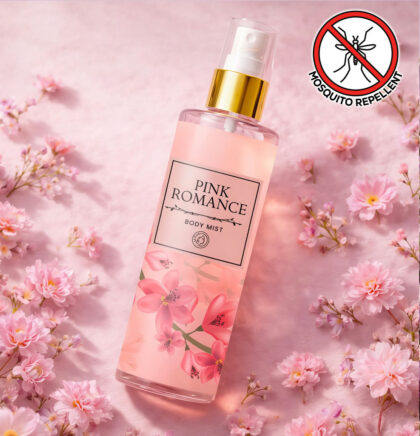 Pink Romance Mosquito Repellent Body Mist 150 ML by Scented Pakistan - 1
