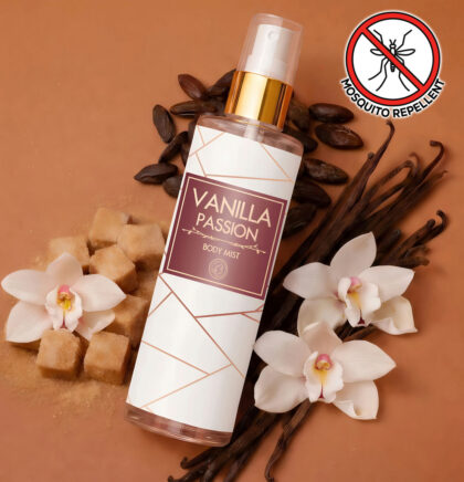 Vanilla passion Mosquito Repellent Body Mist 150 ML by Scented Pakistan