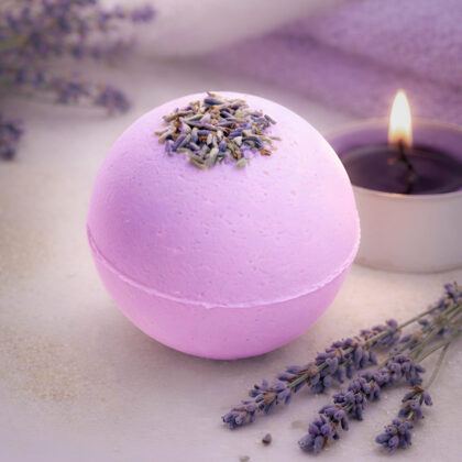 Lavender bath bomb by scented pakistan