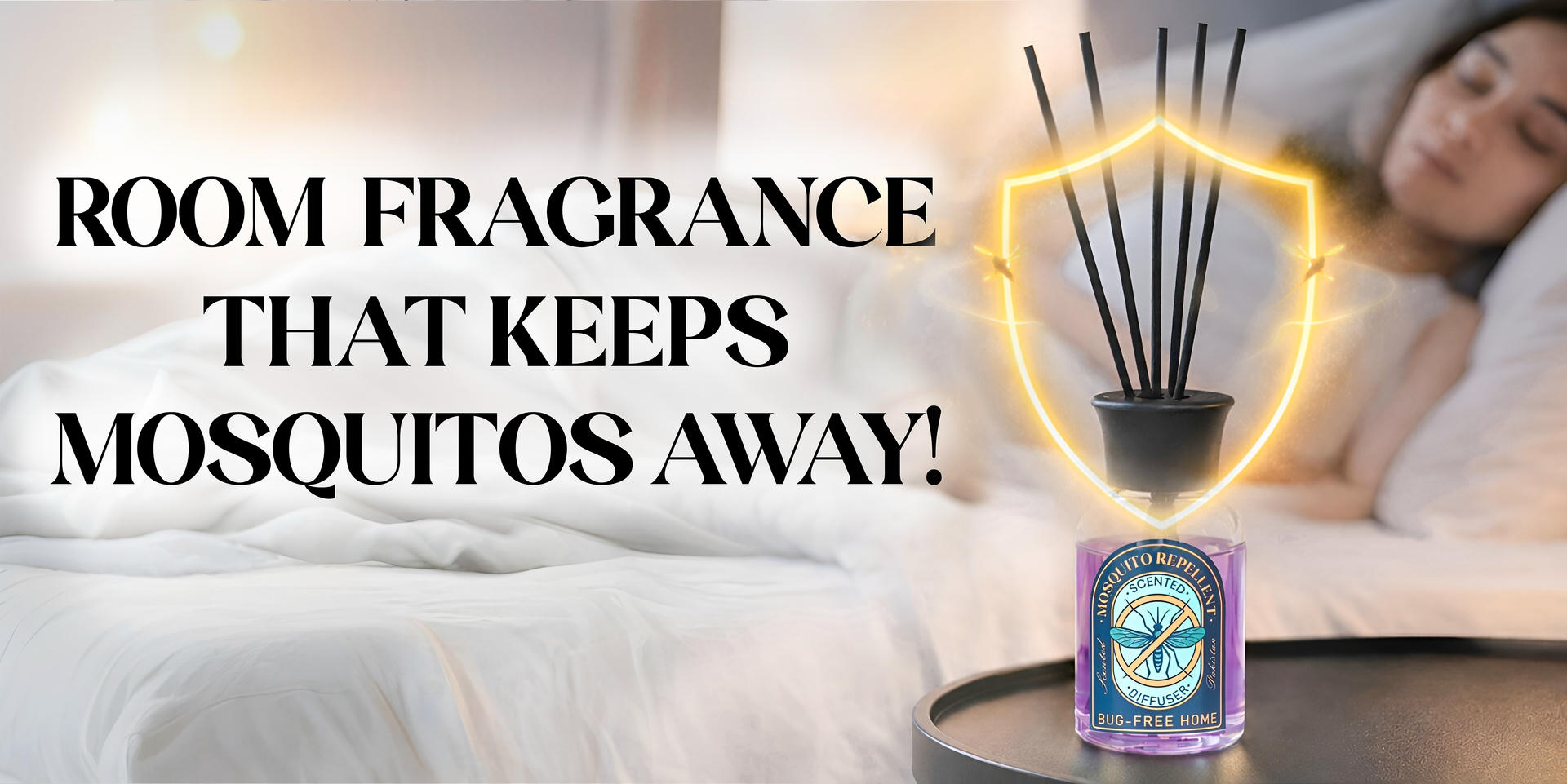 Large mosquito repellent diffusers 120ml by Scented.pk