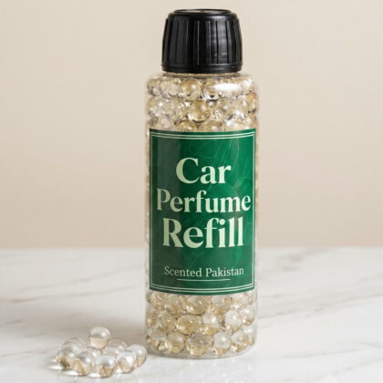 Oud Car perfume gel based gel beads refill by scented pakistan