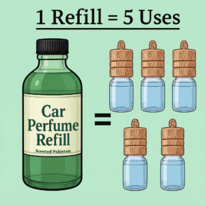 Hanging Car Diffuser Refills by scented pakistan